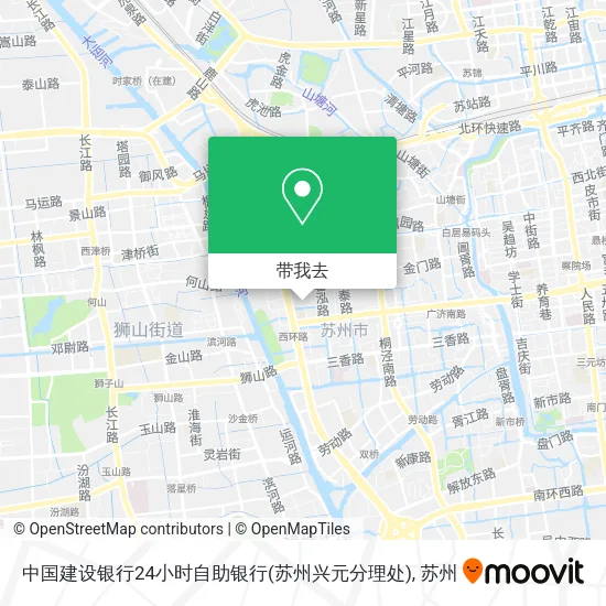 中国建设银行24小时自助银行(苏州兴元分理处)地图