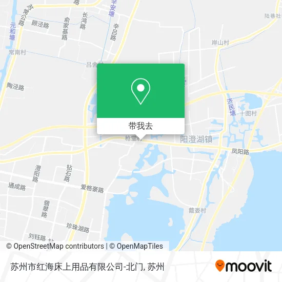苏州市红海床上用品有限公司-北门地图