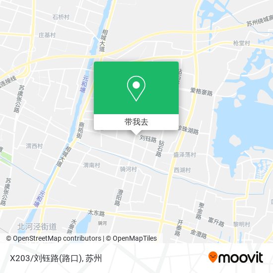 X203/刘钰路(路口)地图