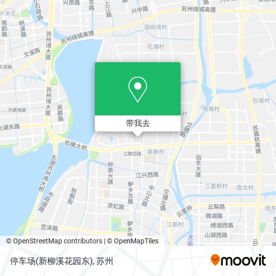 停车场(新柳溪花园东)地图