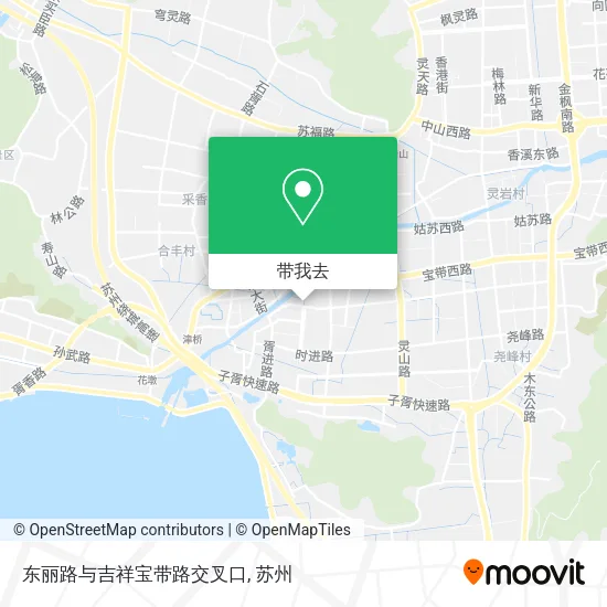 东丽路与吉祥宝带路交叉口地图
