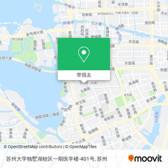 苏州大学独墅湖校区一期医学楼-401号地图
