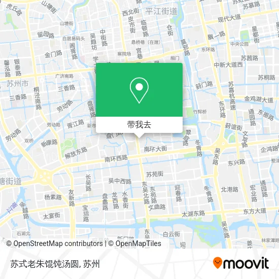 苏式老朱馄饨汤圆地图