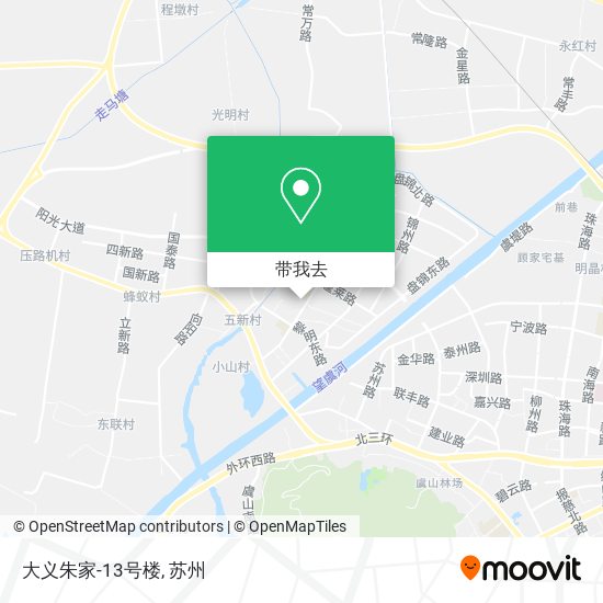 大义朱家-13号楼地图