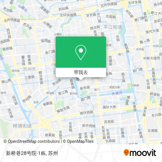 新桥巷28号院-1栋地图