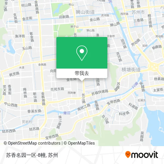 苏香名园一区-8幢地图
