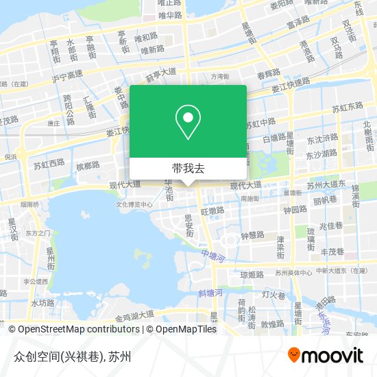 众创空间(兴祺巷)地图