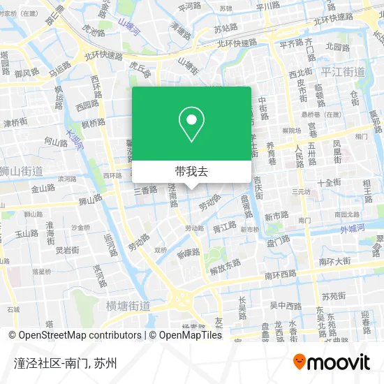 潼泾社区-南门地图