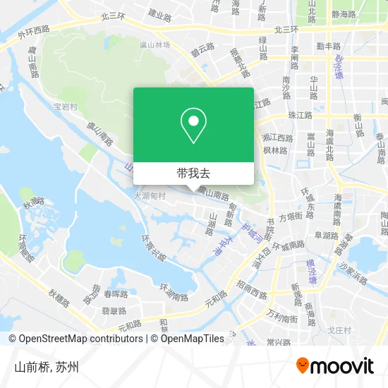 山前桥地图