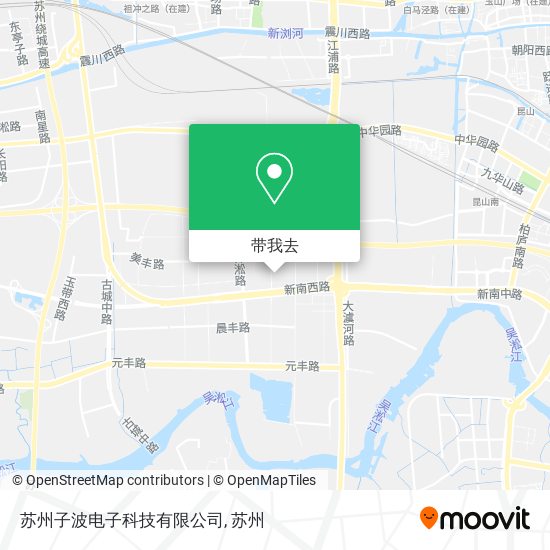 苏州子波电子科技有限公司地图