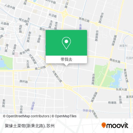 聚缘土菜馆(新乘北路)地图