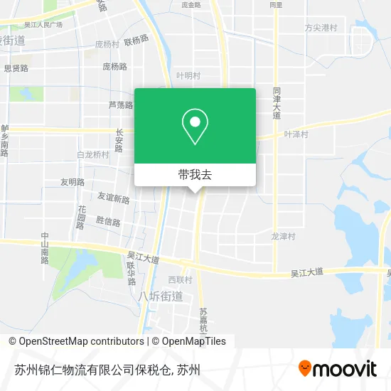苏州锦仁物流有限公司保税仓地图