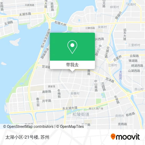 太湖小区-21号楼地图