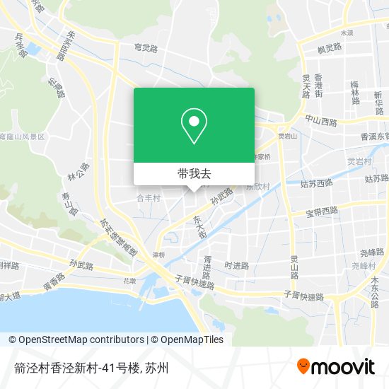 箭泾村香泾新村-41号楼地图