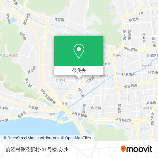 箭泾村香泾新村-41号楼地图