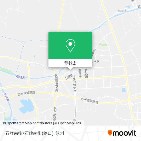 石牌南街/石碑南街(路口)地图