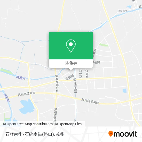 石牌南街/石碑南街(路口)地图