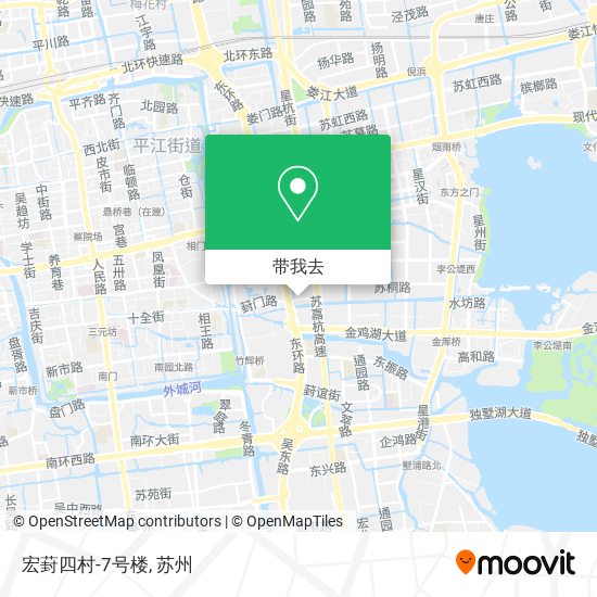 宏葑四村-7号楼地图