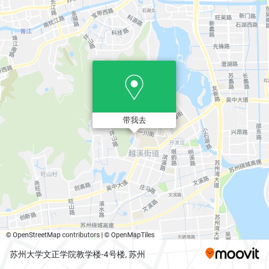苏州大学文正学院教学楼-4号楼地图
