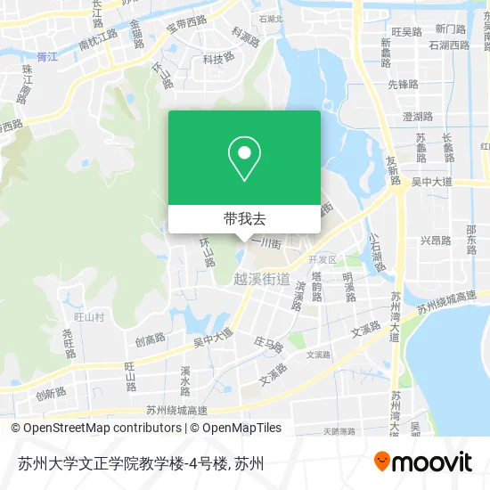 苏州大学文正学院教学楼-4号楼地图