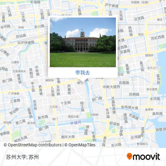 苏州大学地图