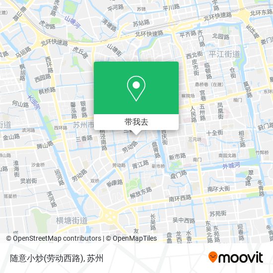 随意小炒(劳动西路)地图