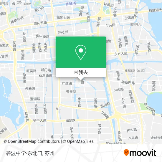 碧波中学-东北门地图