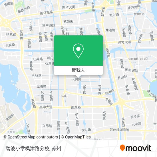 碧波小学枫津路分校地图