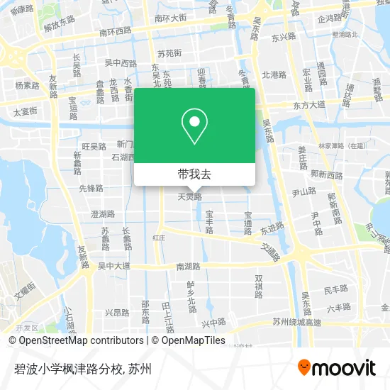 碧波小学枫津路分校地图