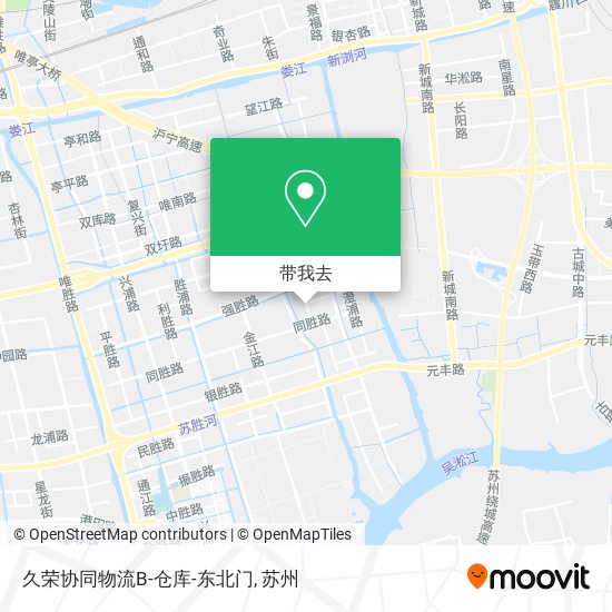 久荣协同物流B-仓库-东北门地图