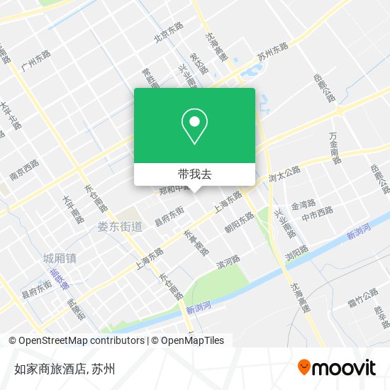 如家商旅酒店地图