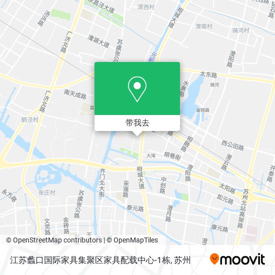 江苏蠡口国际家具集聚区家具配载中心-1栋地图