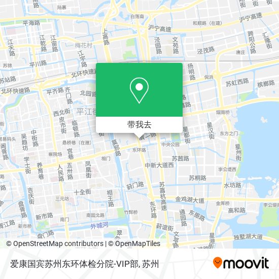 爱康国宾苏州东环体检分院-VIP部地图
