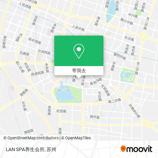 LAN SPA养生会所地图