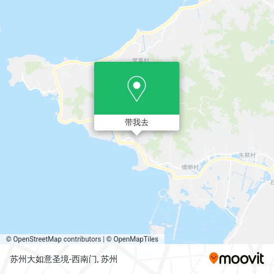 苏州大如意圣境-西南门地图