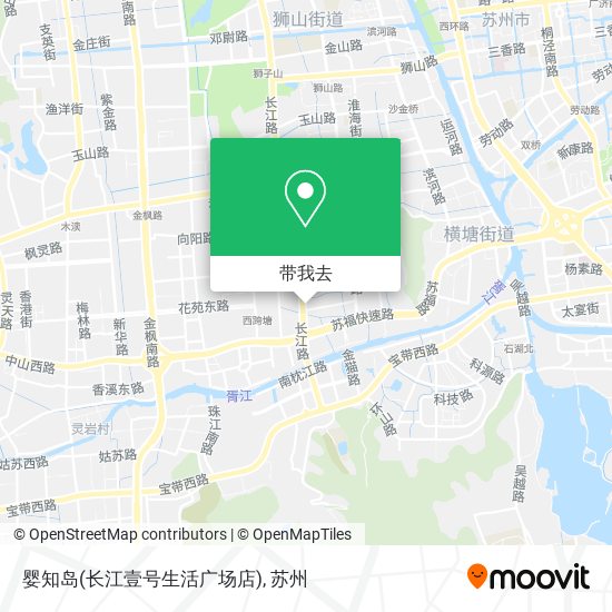 婴知岛(长江壹号生活广场店)地图