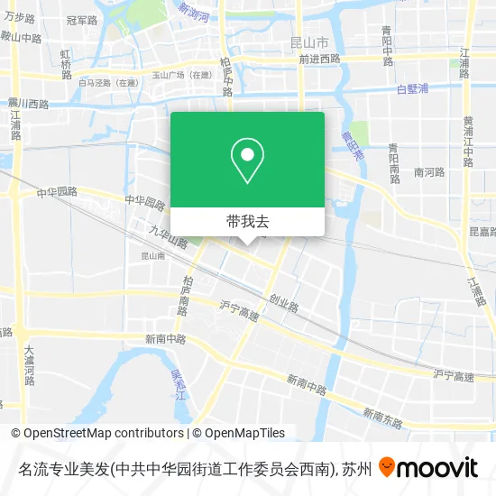 名流专业美发(中共中华园街道工作委员会西南)地图