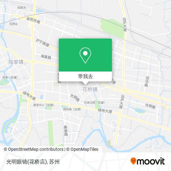 光明眼镜(花桥店)地图