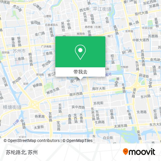 苏纶路北地图