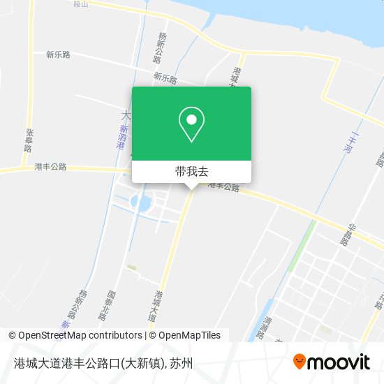 港城大道港丰公路口(大新镇)地图