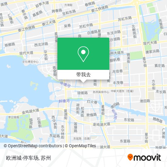 欧洲城-停车场地图