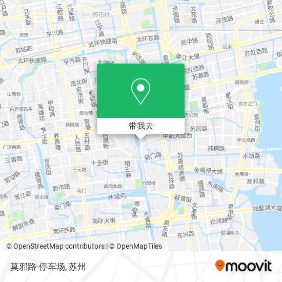 莫邪路-停车场地图
