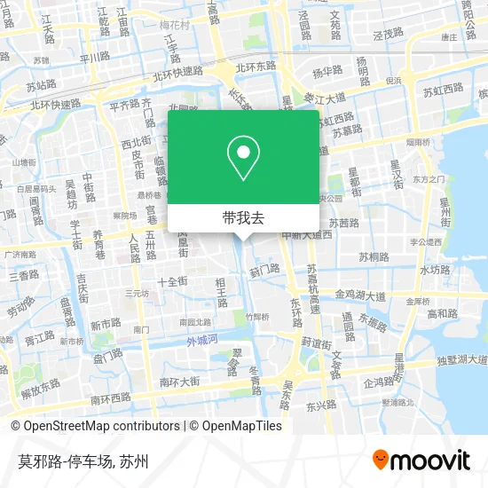 莫邪路-停车场地图