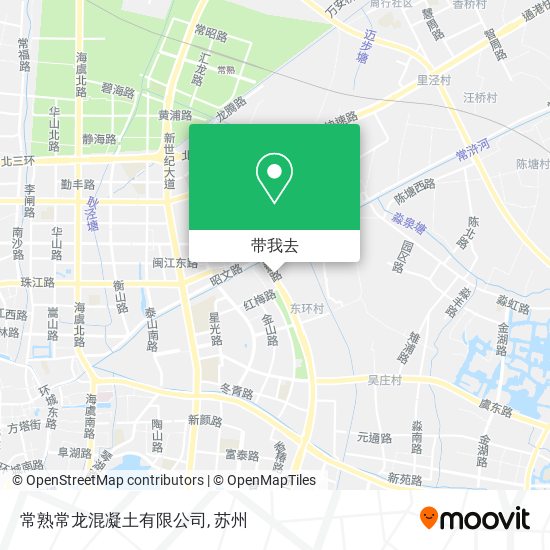 常熟常龙混凝土有限公司地图