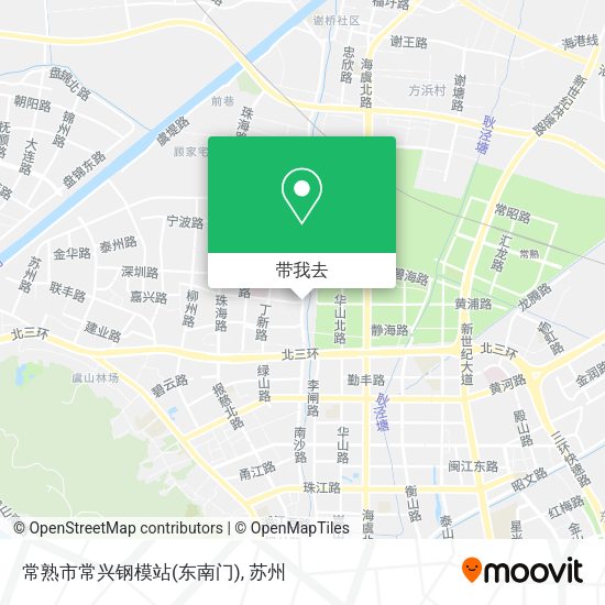 常熟市常兴钢模站(东南门)地图