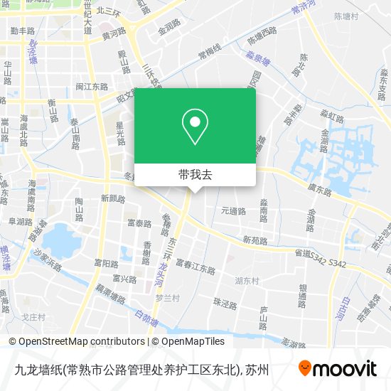 九龙墙纸(常熟市公路管理处养护工区东北)地图
