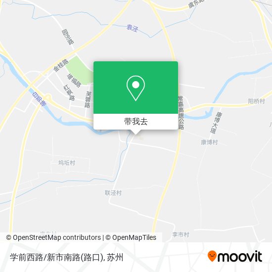 学前西路/新市南路(路口)地图