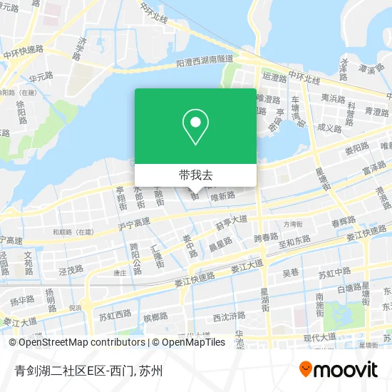 青剑湖二社区E区-西门地图