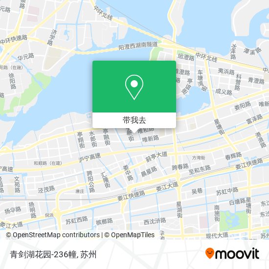 青剑湖花园-236幢地图