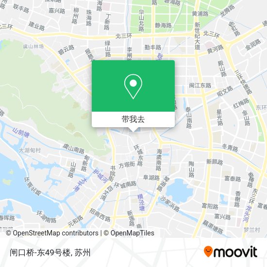闸口桥-东49号楼地图